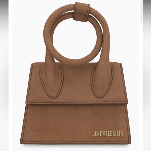 Jacquemus Le Chiquita Brown Suede Handbag - Picture 1 of 7